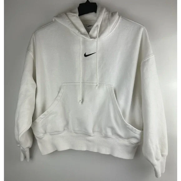 Nike Phoenix Fleece Pullover Hoodie Women's Size Small Oversized Center Swoosh - Picture 2 of 11